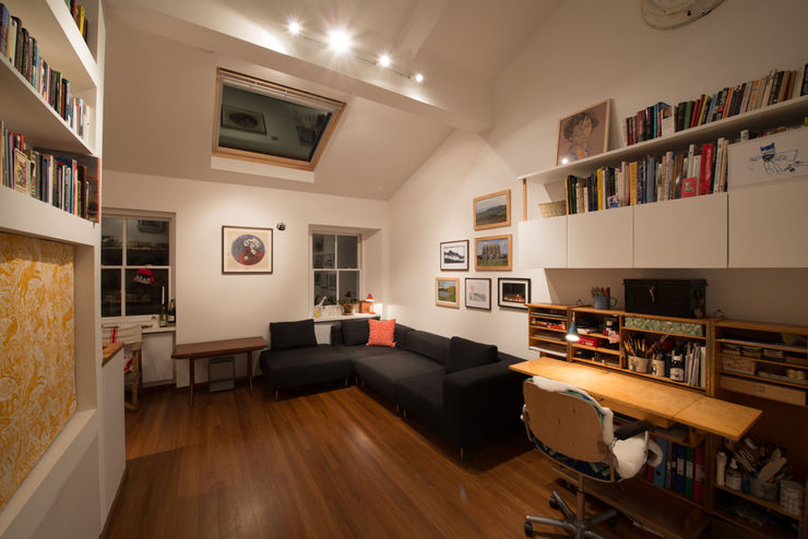 189 Richmond Road ATOM BUILD LTD Modern Living Room