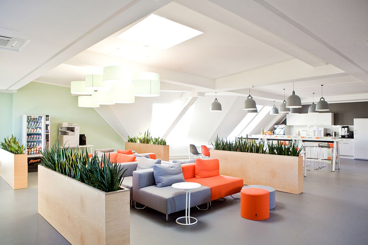 Lieferando.de YD. Your delivery GmbH Sabine Oster Architektur & Innenarchitektur (Sabine Oster UG) Moderne Bürogebäude