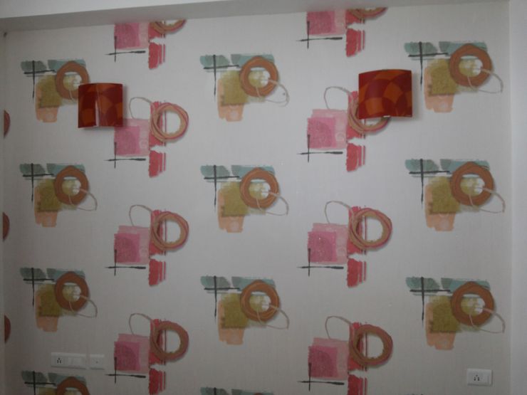 Ajnara Residential Apartment. Decor At Door Tropical style bedroom