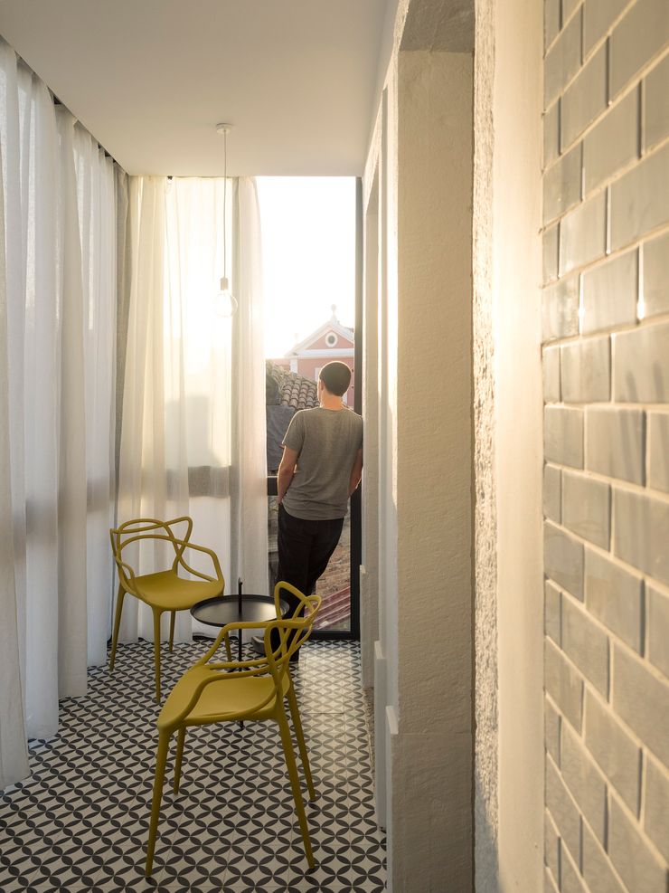 Príncipe real apartment lisbon fala Modern Terrace