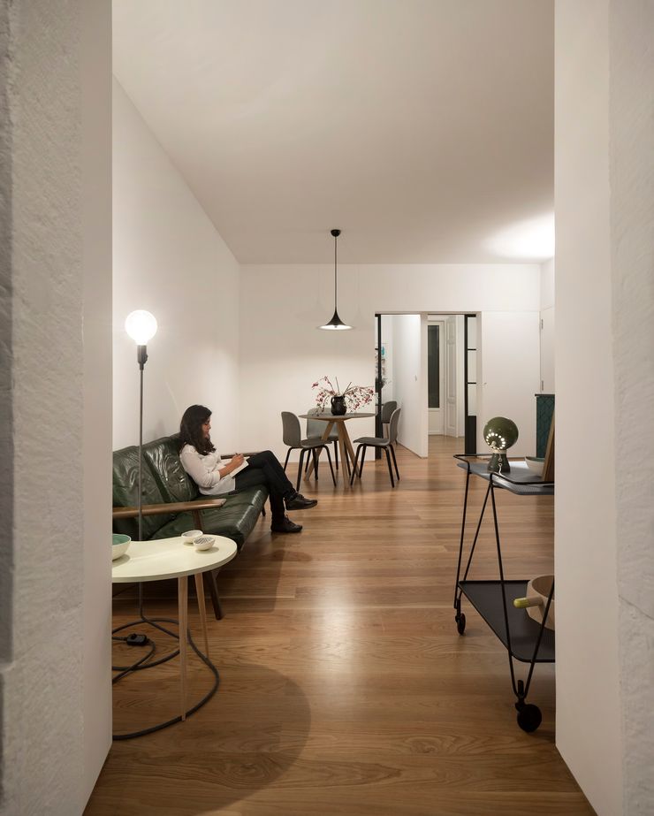 Príncipe real apartment lisbon fala Modern Living Room