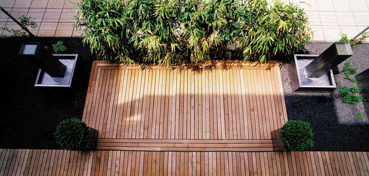 Rooftops BEGRÜNDER Moderner Balkon, Veranda & Terrasse