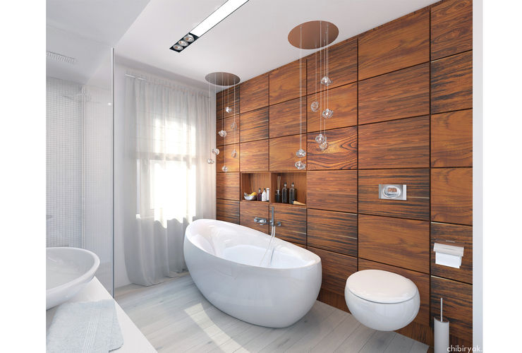 1+1 studio Minimalist bathroom