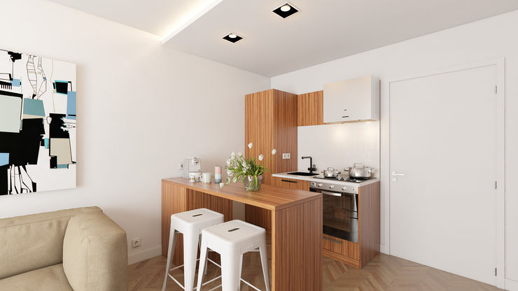 José Tiago Rosa Minimalist kitchen