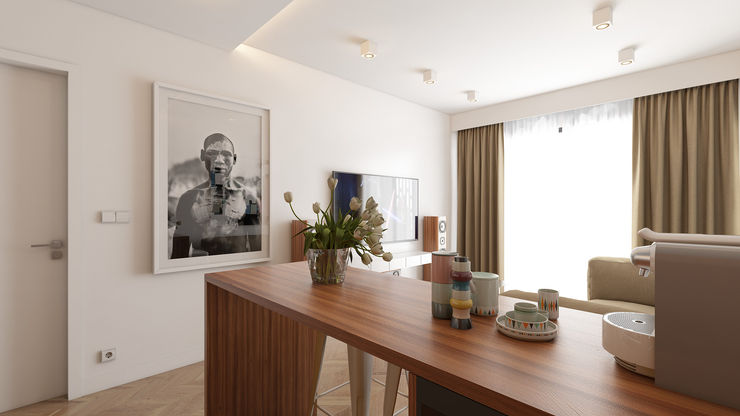 José Tiago Rosa Minimalist dining room