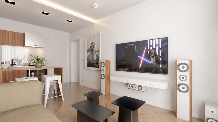 José Tiago Rosa Minimalist living room
