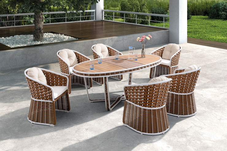 Outdoor Lounge Serie Honolulu Rattania GmbH GartenMöbel