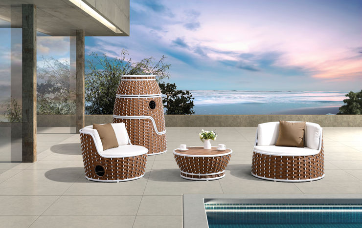 Outdoor Lounge Serie Honolulu Rattania GmbH GartenMöbel