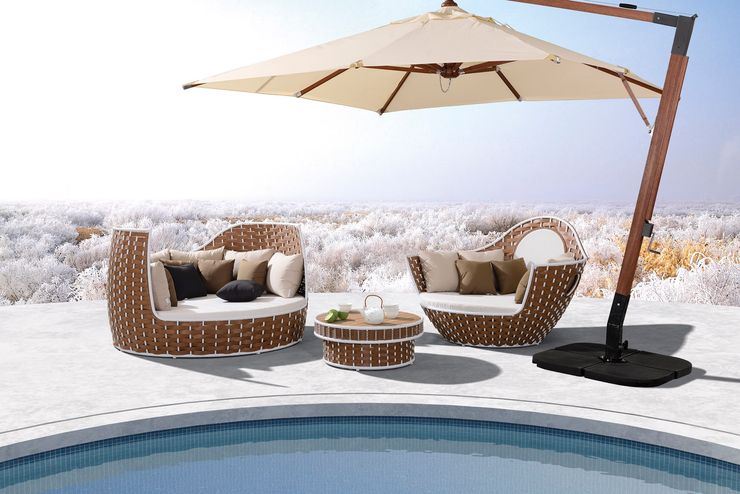 Outdoor Lounge Serie Honolulu Rattania GmbH GartenMöbel