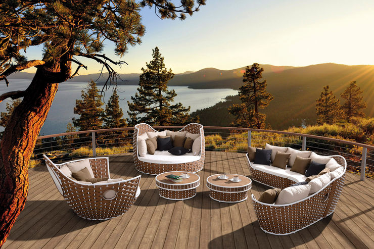 Outdoor Lounge Serie Honolulu Rattania GmbH GartenMöbel