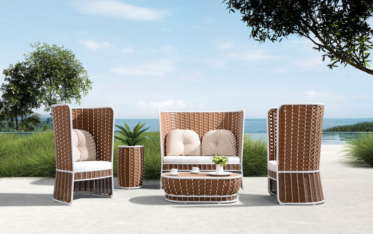 Outdoor Lounge Serie Honolulu Rattania GmbH GartenMöbel