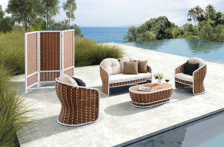 Outdoor Lounge Serie Honolulu Rattania GmbH GartenMöbel