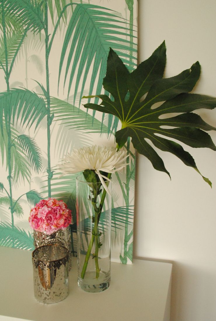Pedaço de sol! – Decoração de sala de estar e jantar White Glam Salas de estar modernas