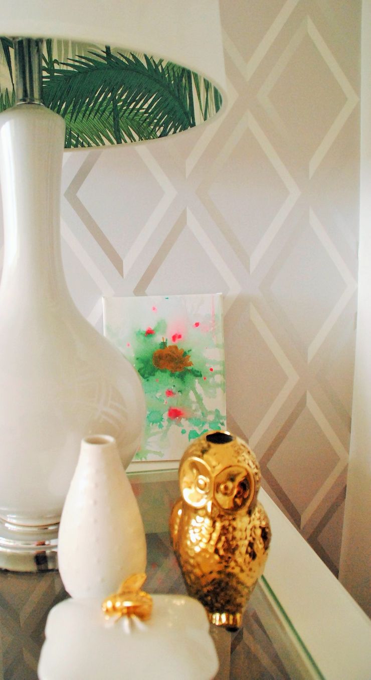 Pedaço de sol! – Decoração de sala de estar e jantar White Glam Salas de estar modernas