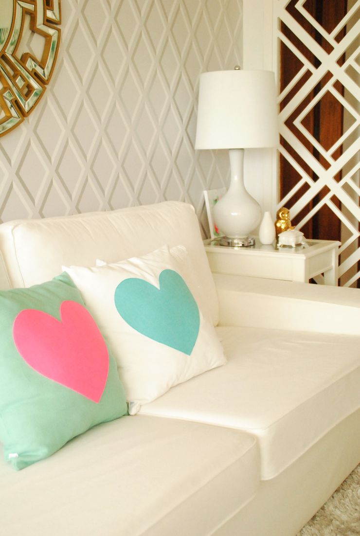 Pedaço de sol! – Decoração de sala de estar e jantar White Glam Salas de estar modernas