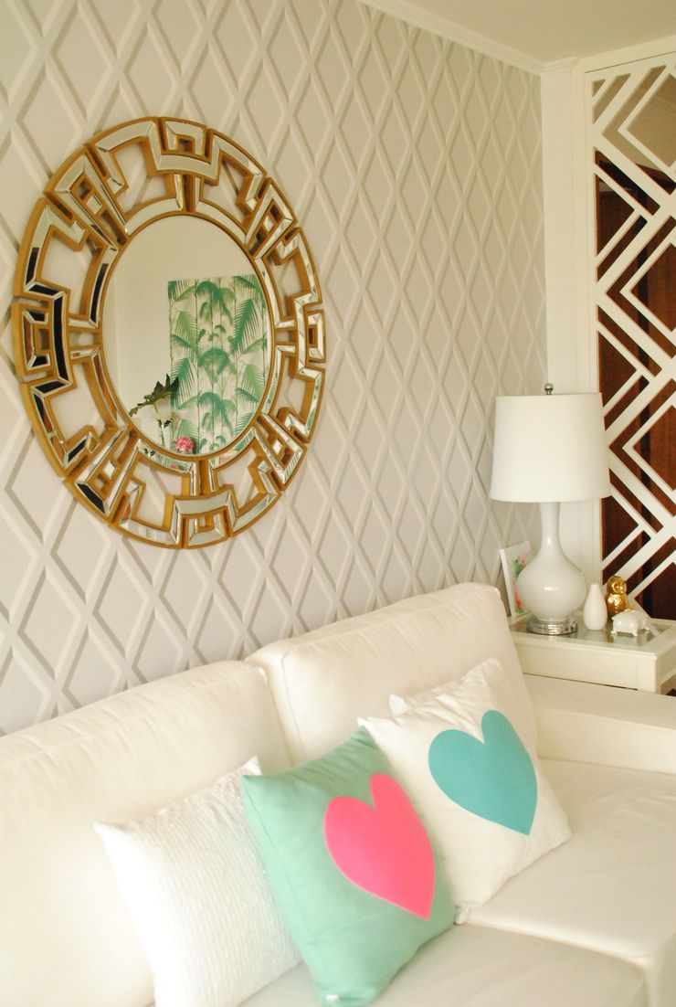 Pedaço de sol! – Decoração de sala de estar e jantar White Glam Salas de estar modernas