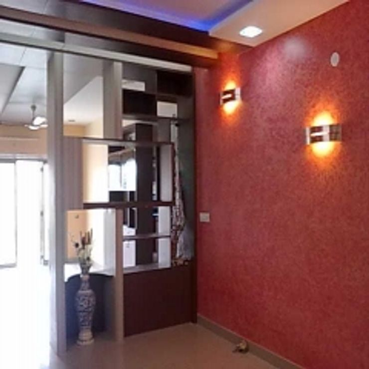 GAJENDRA YADAV'S RESIDENCE Spaces Architects@ka Modern living room