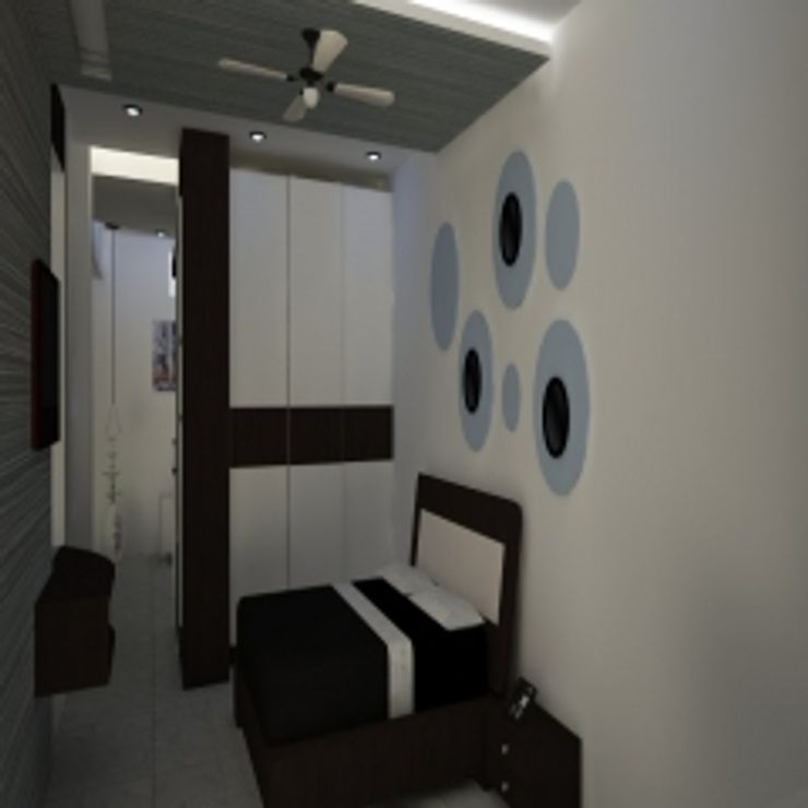 GAJENDRA YADAV'S RESIDENCE Spaces Architects@ka Modern bathroom