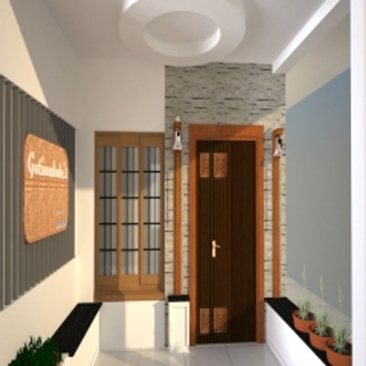 GAJENDRA YADAV'S RESIDENCE Spaces Architects@ka Modern style bedroom