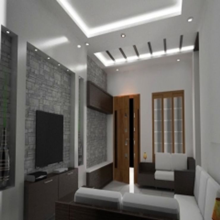 GAJENDRA YADAV'S RESIDENCE Spaces Architects@ka Modern conservatory