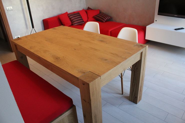 Realizzazioni Adami|Zeni Ingegneria e Architettura Sala da pranzo moderna