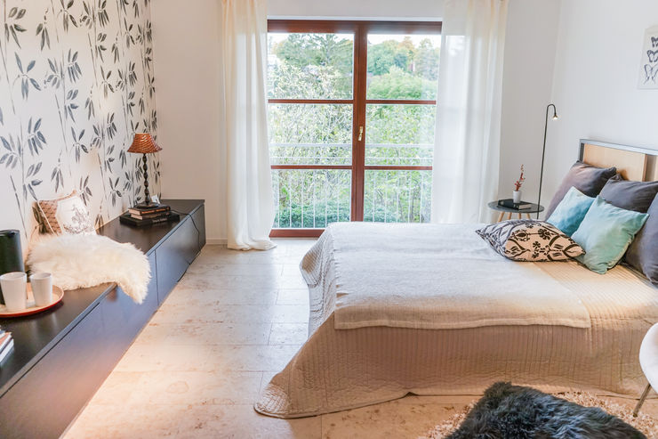 Staging einer Villa zum Verkauf Home Staging Gabriela Überla Klassische Schlafzimmer
