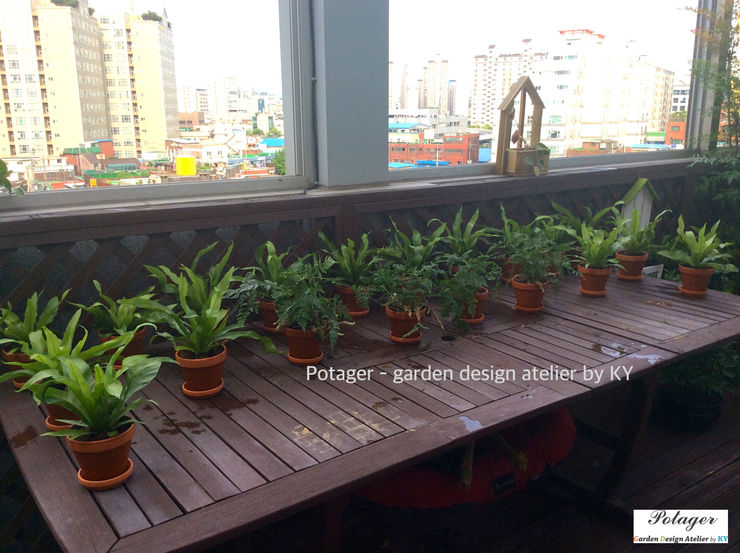 Potager Hiên, sân thượng phong cách kinh điển Green