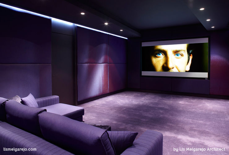 Lis Melgarejo Arquitectura Modern media room