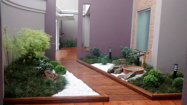 Borges Arquitetura & Paisagismo Vườn phong cách hiện đại