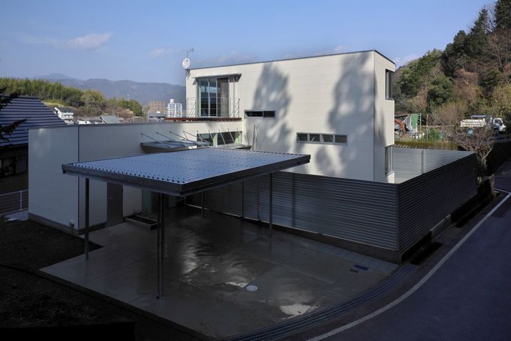 水盤のある家 Homify