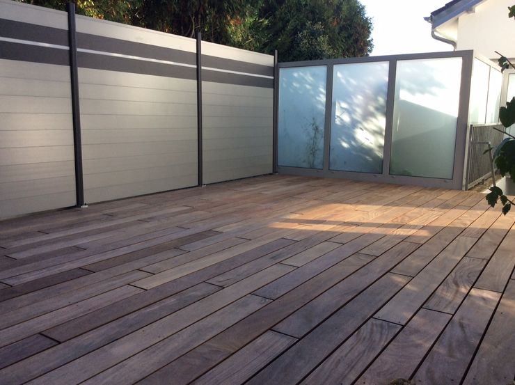 Cumaru Terrassendielen 21 x 120 mm glatt FSC Kahrs GmbH Tropischer Balkon, Veranda & Terrasse Braun