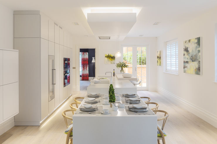 Kitchen/ Family/ Breakfast Room Studio Hooton Modern kitchen