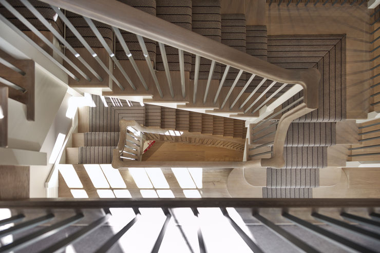 Stairs Studio Hooton Modern corridor, hallway & stairs