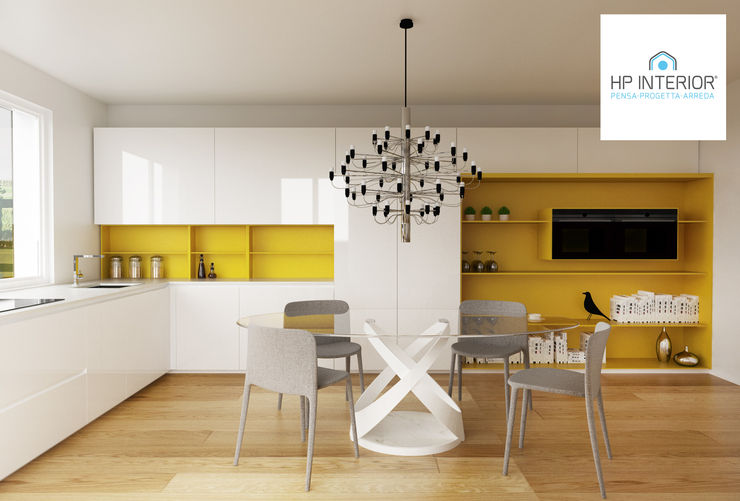 GIALLO ?? PERCHE' NO !!!!!!!! HP Interior srl CucinaTavoli & Sedie MDF Giallo