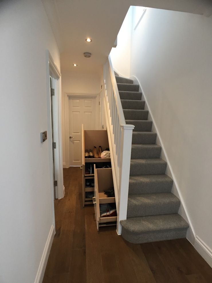 Hallway Progressive Design London Modern corridor, hallway & stairs