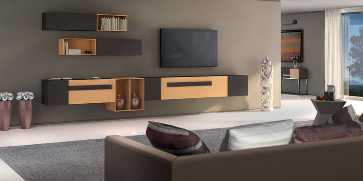 Intense mobiliário e interiores Living roomTV stands & cabinets