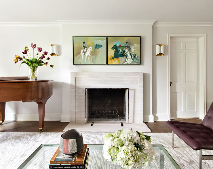 Living Room Clean Design اتاق نشیمن