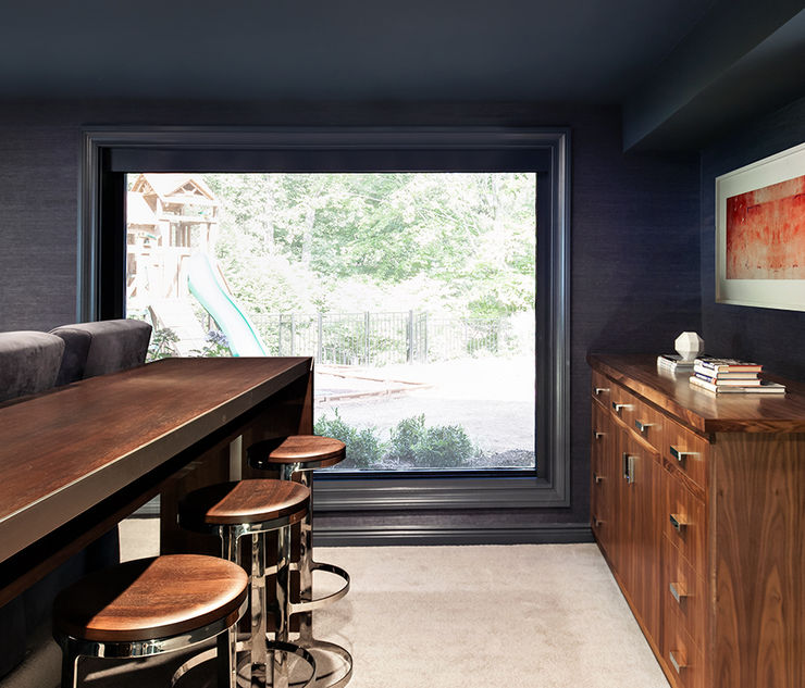 Media Room Clean Design اتاق تفریحات رسانه ای