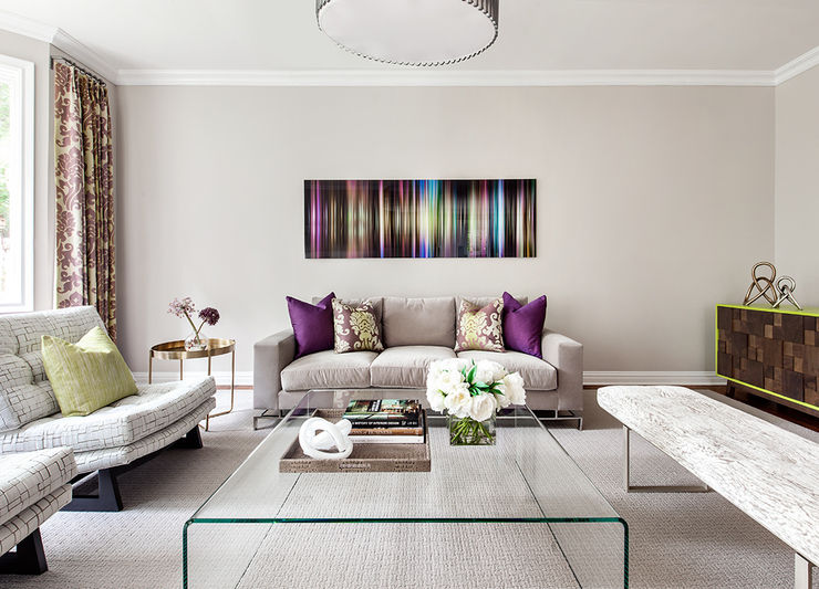Living Room Clean Design اتاق نشیمن