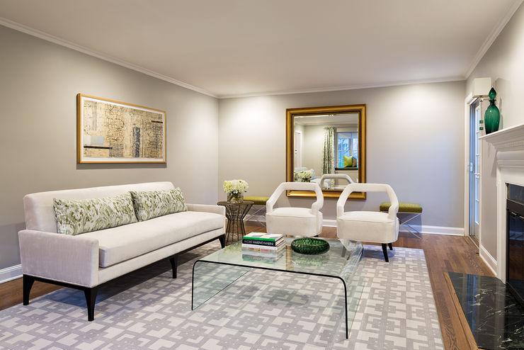 Living Room Clean Design اتاق نشیمن