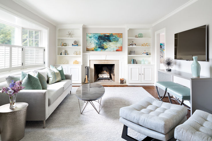 Living Room Clean Design اتاق نشیمن