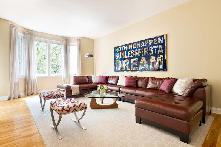 Living Room Clean Design اتاق نشیمن