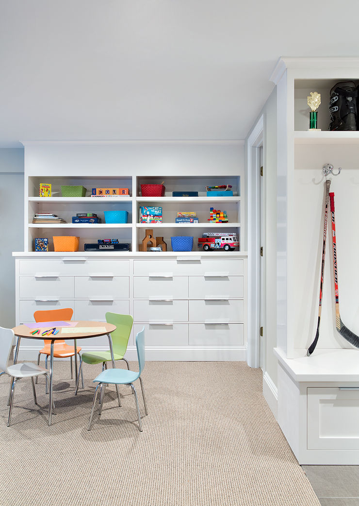 Basement Clean Design اتاق نشیمن