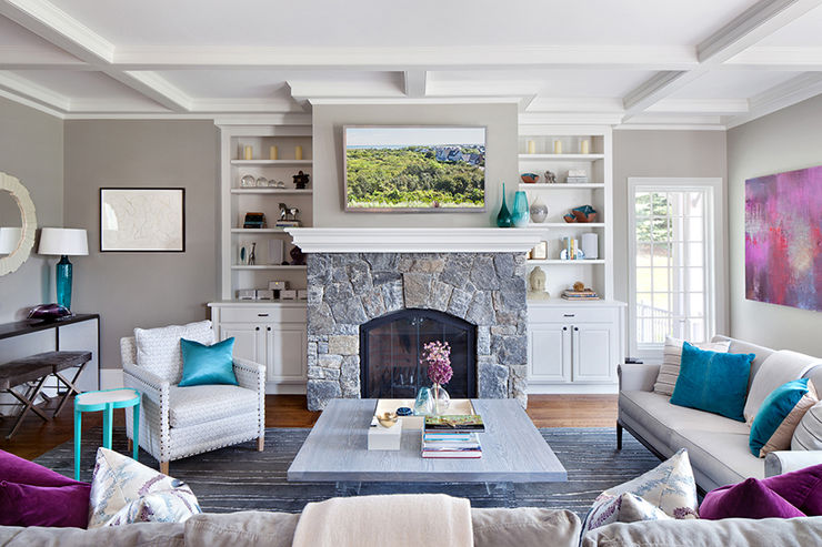 Family Room Clean Design اتاق نشیمن
