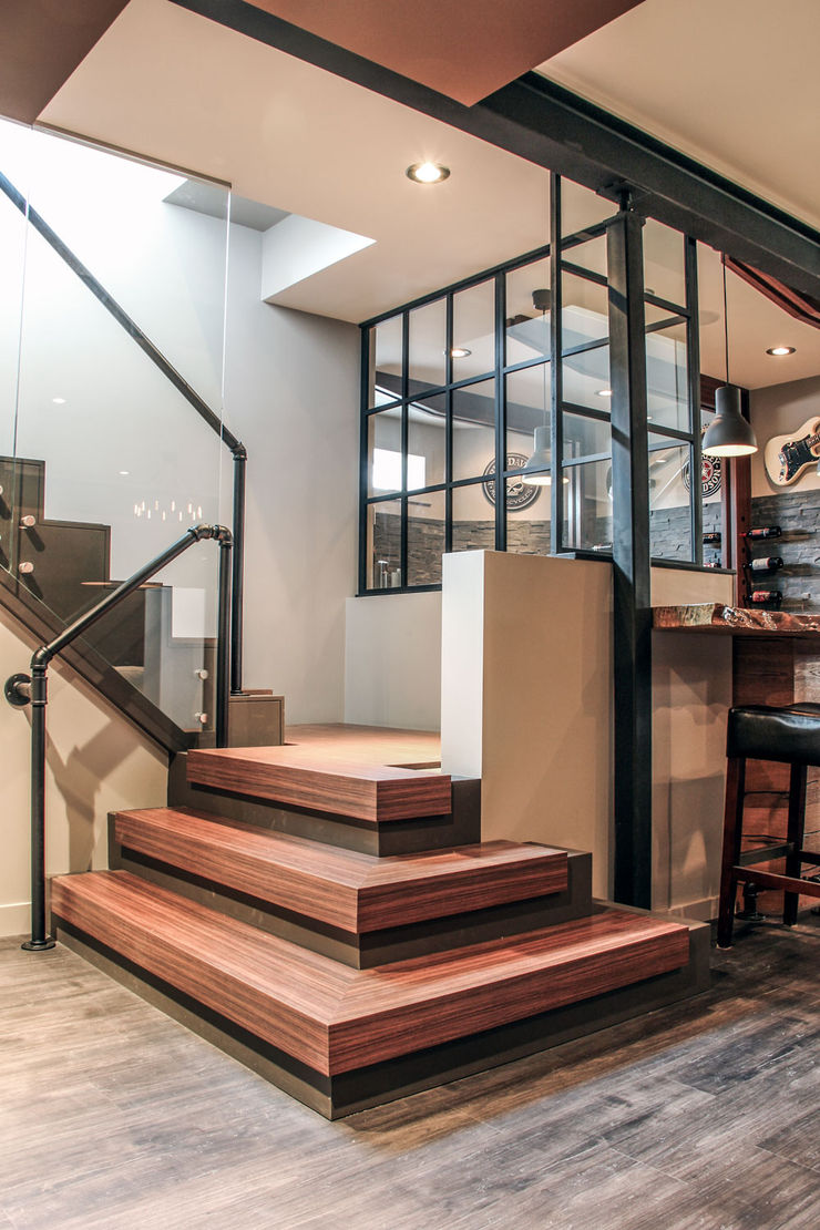 Bell Interiors Unit 7 Architecture industrial style corridor, hallway & stairs.
