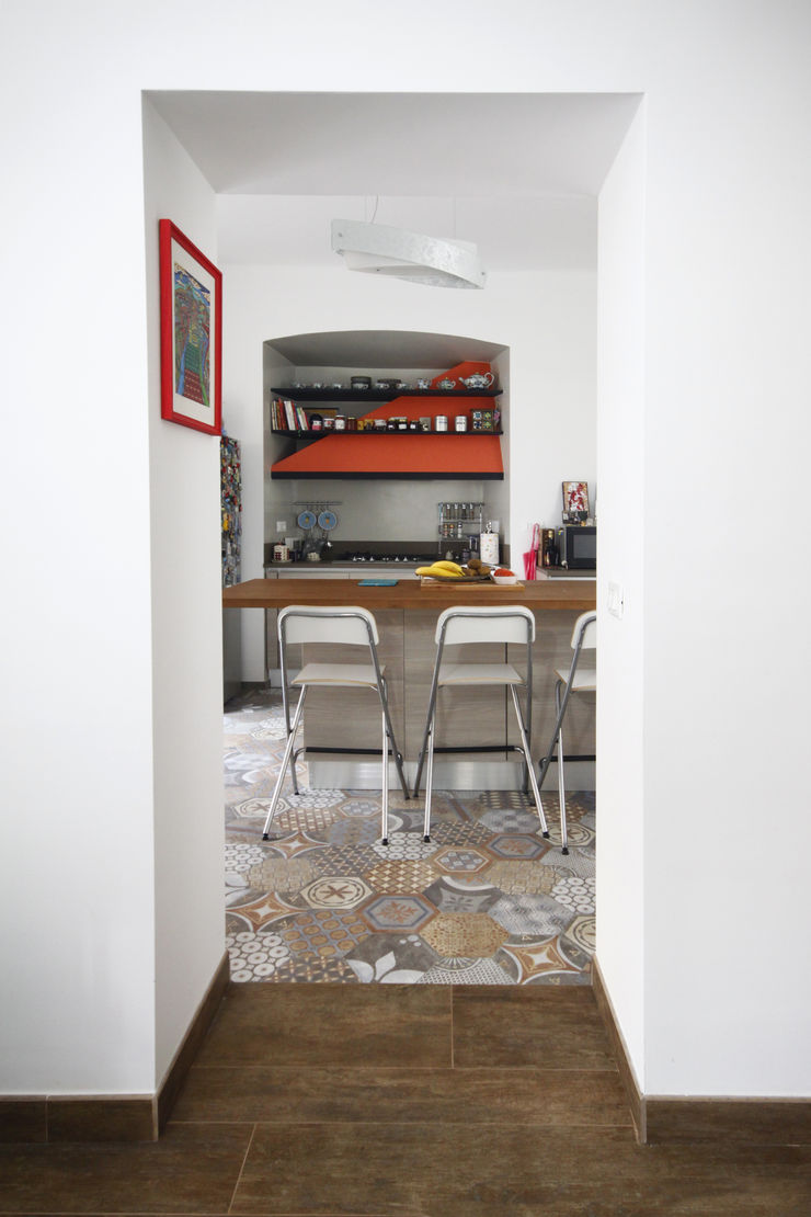 CASA M&L Andrea Orioli Cucina moderna Arancio