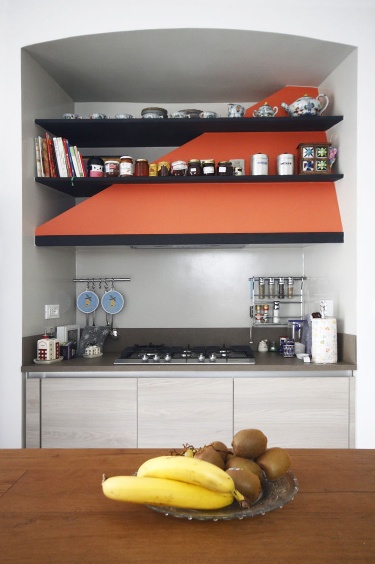 CASA M&L Andrea Orioli Cucina moderna Arancio