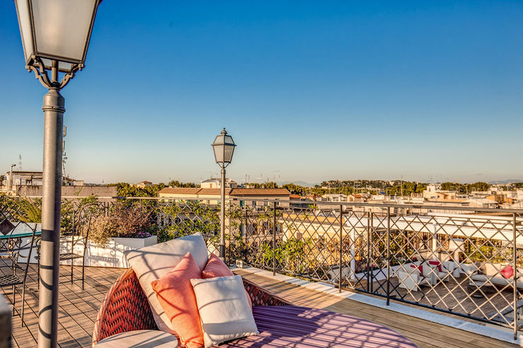 GERMANICO MOB ARCHITECTS Balcone, Veranda & Terrazza in stile moderno