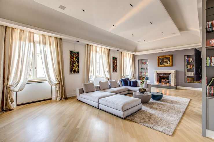 GERMANICO MOB ARCHITECTS Soggiorno moderno