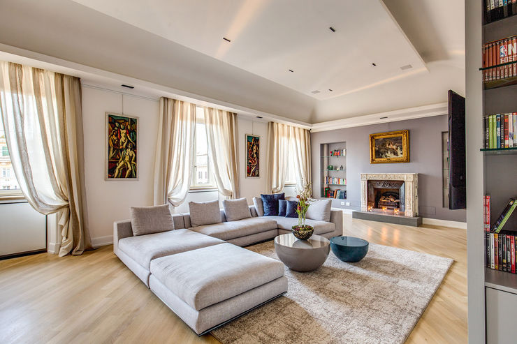 GERMANICO MOB ARCHITECTS Soggiorno moderno